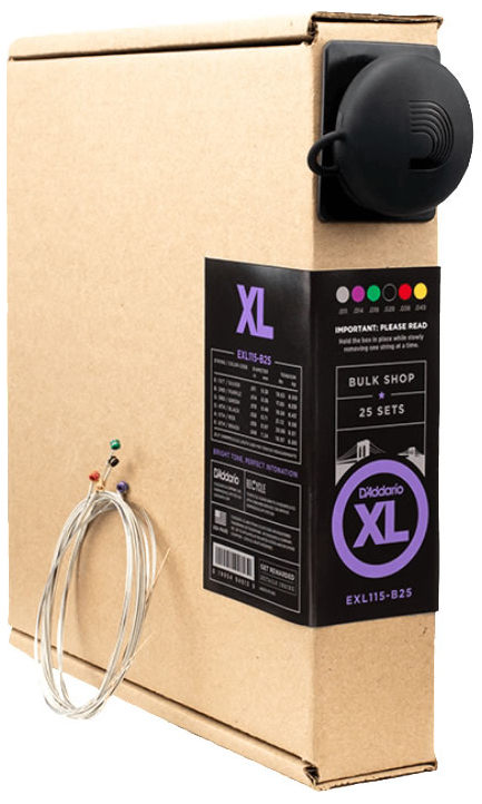 ダダリオ EXL115-B25 エレキギター弦　25セット入りバルクパック（Blues/Jazz Rock）D'Addario　Bulk Shop[EXL115B25] 返品種別A