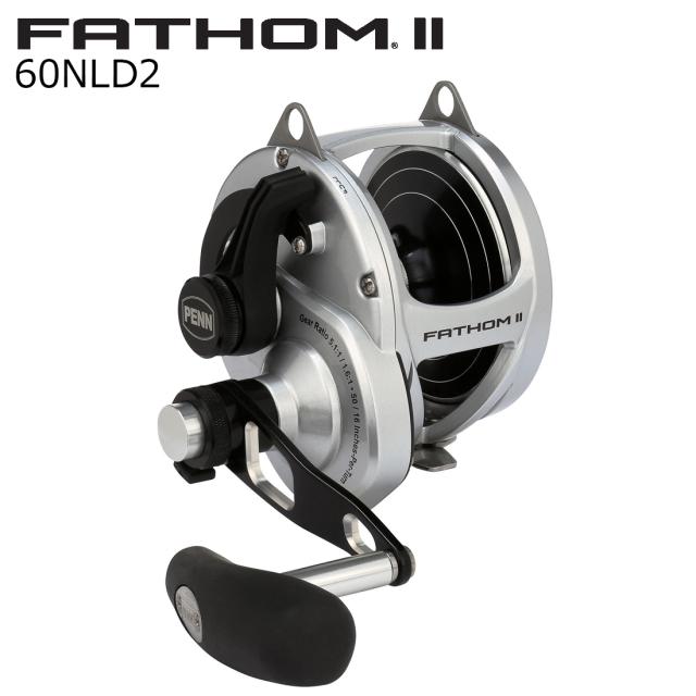 PENN ファゾム2 2スピード 60NLD2 ナロースプール (右ハンドル) ファゾム2 2スピード60NLD2ナロースプール返品種別A