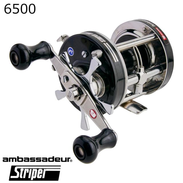 アブガルシア アンバサダー 6500 ストライパー ブラック ファクトリーチューン 右ハンドル AMB.6500 Factory Tuned返品種別A