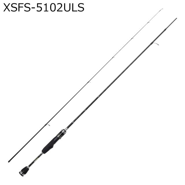 アブガルシア クロスフィールド XSFS-5102ULS 5.10ft 2ピース スピニング AbuGarcia XROSSFIELD 汎用ルアーロッド XSFS-5102ULS返品種別A