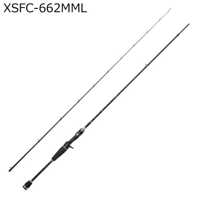 アブガルシア クロスフィールド XSFC-662MML 6.6ft 2ピース ベイト AbuGarcia XROSSFIELD 汎用ルアーロッド XSFC-662MML返品種別A