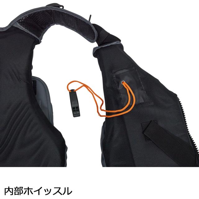 アブガルシア システムゲームベスト(コーティングブラック) フリーサイズ システムゲームベスト(コーティングブラック)返品種別A