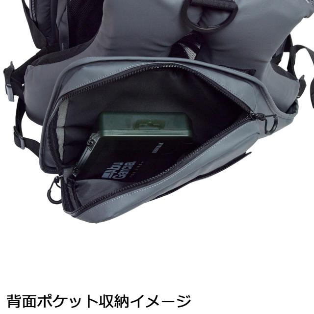 アブガルシア システムゲームベスト(コーティングブラック) フリーサイズ システムゲームベスト(コーティングブラック)返品種別A