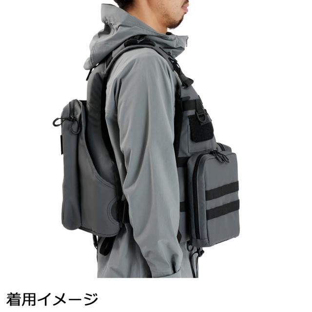 アブガルシア システムゲームベスト(コーティングブラック) フリーサイズ システムゲームベスト(コーティングブラック)返品種別A