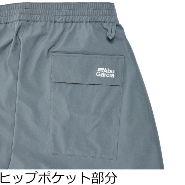 アブガルシア ウォーターレジスタント フィッシングショートパンツMサイズ(グレー) ウォーターレジスタント フィッシングショートパンツ Mサイズ(グレー)AbuGarcia[1625565ABU] 返品種別A アブガルシア ウォーターレジスタント フィッシングショートパンツM