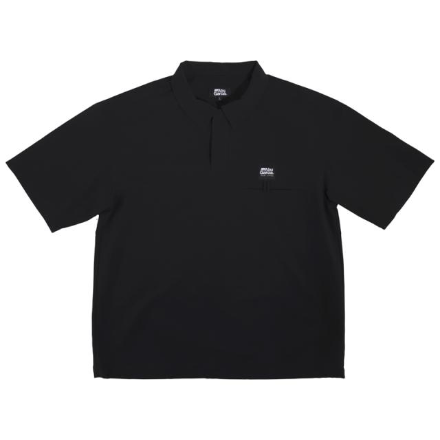 アブガルシア ウォーターレジスタントフィッシングポロXL(ブラック) ウォーターレジスタント フィッシングポロ XLサイズ (ブラック)AbuGarcia ポロシャツ[1638844ABU] 返品種別A