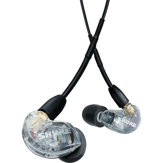 シュア SE215DYCL+UNI-A ダイナミック密閉型カナルイヤホン (クリアー)SHURE AONIC 215[SE215DYCLUNIA] 返品種別A_1