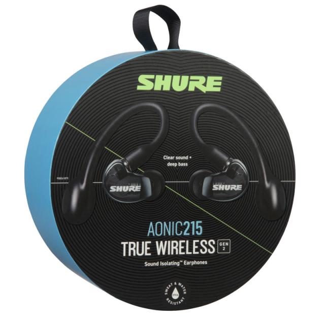 シュア SE21DYBK+TW2A 完全ワイヤレス Bluetoothイヤホン(トランスルーセントブラック)Shure AONIC215GEN2[SE21DYBKTW2A] 返品種別A_3