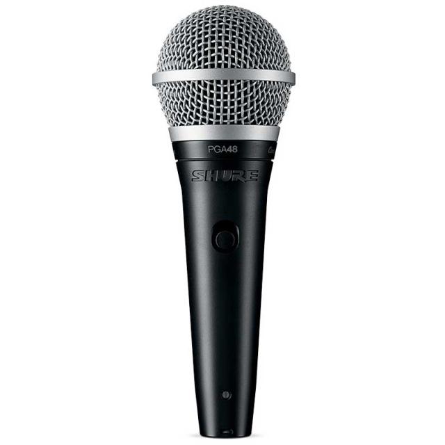 シュア PGA48QTR-J カーディオイド・ダイナミック・ボーカルマイクロホン（標準プラグケーブル付き）SHURE[PGA48QTRJ] 返品種別A
