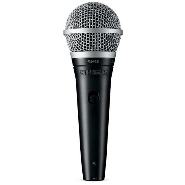 シュア PGA48XLR-J カーディオイド・ダイナミック・ボーカルマイクロホン（XLRケーブル付き）SHURE[PGA48XLRJ] 返品種別A