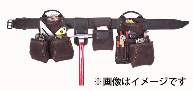 クニーズ AP-401 腰袋 11個ポケット (両側ベルト)KUNY'S[AP401クニズ] 返品種別B