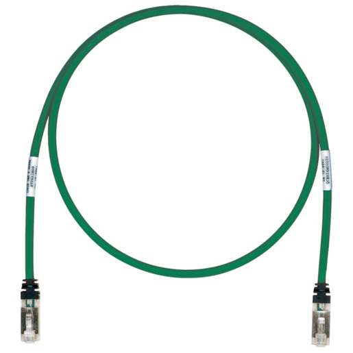 パンドウイットコーポレーション STP6X40MGR CAT6A・CAT6　シールドパッチコード　40m　緑[STP6X40MGR] 返品種別B