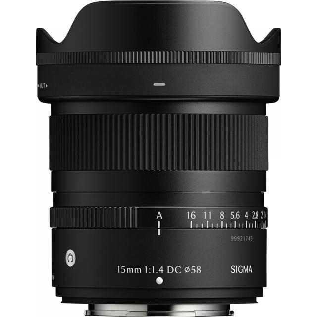 シグマ AF15MMF1.4DCXF 15mm F1.4 DC※富士フイルムXマウント用レンズ（APS-Cサイズ）[AF15MMF14DCXF] 返品種別A