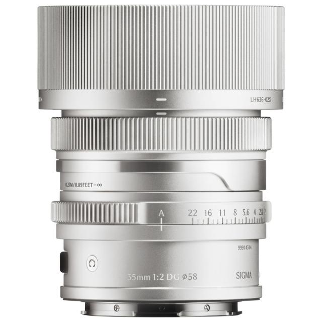 シグマ AF35MMF2DGSL 35mm F2 DG（シルバー）※Lマウント[AF35MMF2DGSL] 返品種別A