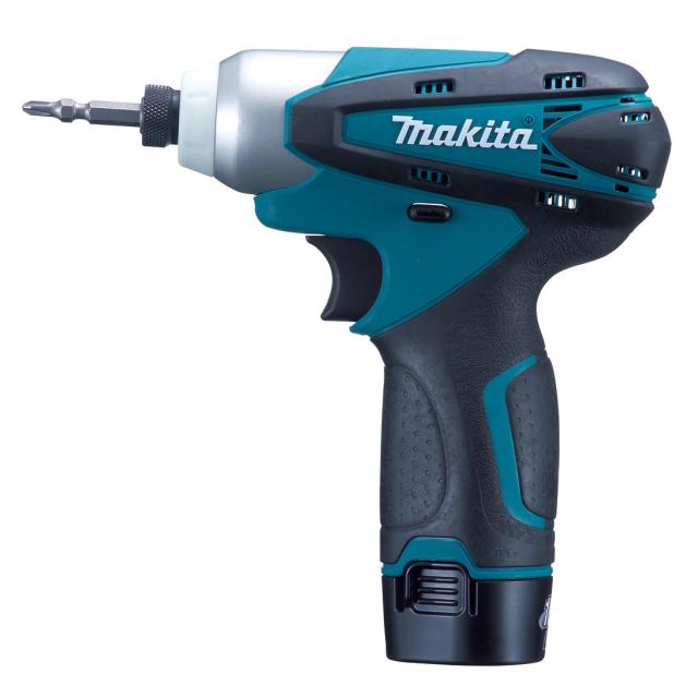 マキタ 充電式インパクトドライバ(10.8VバッテリBL1013×2本・充電器DC10WA・ケース付き) TD090DWX返品種別B
