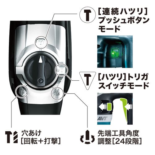マキタ HR5212C 100V ハンマドリル 52mm SDS-maxmakita[HR5212Cマキタ] 返品種別B
