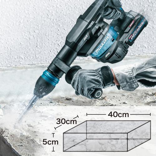 マキタ HM001GRMX 充電式ハンマ (バッテリBL4040×2個・充電器DC40RA・ケース付き)makita[HM001GRMXマキタ] 返品種別B