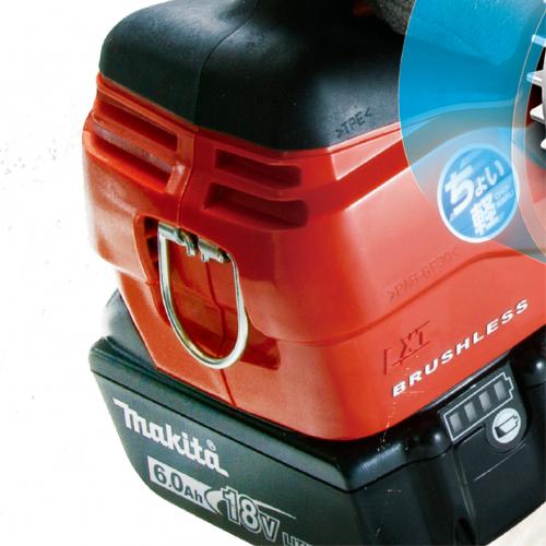マキタ 充電式チェンソー (18VバッテリーBL1860B×2本・充電器DC18RF付き) 150mm (赤) MUC154DGNR返品種別B_7