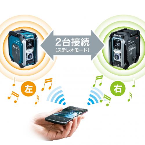 マキタ MR005GZ 充電式ラジオ バッテリ・充電器別売(青)makita[MR005GZ] 返品種別A_4