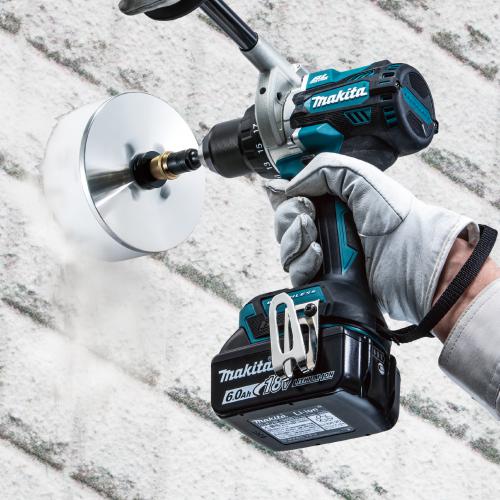 マキタ 18V 充電式震動ドライバドリル 140N・m (バッテリBL1860B(6.0Ah)×2本・充電器DC18RF付き) makita HP486DRGX返品種別B_1