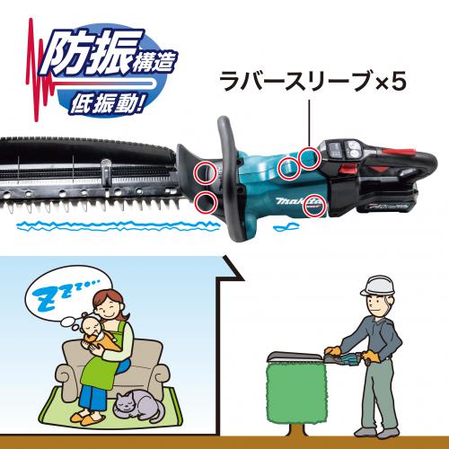 マキタ MUH002GZ 充電式ヘッジトリマ 両刃式 (本体のみ) 500mmmakita[MUH002GZ] 返品種別B_2