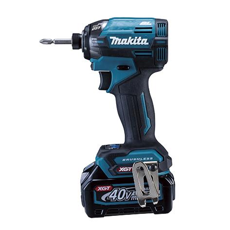 マキタ TD002GRDX マキタ 充電式インパクトドライバ 青 (バッテリBL4025×2本・充電器DC40RA・ケース付き)makita[TD002GRDX] 返品種別B