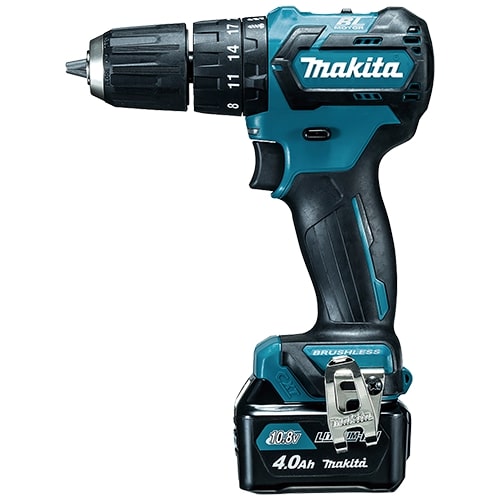 マキタ 10.8V 充電式震動ドライバドリル 32N・m (バッテリBL1040B(4.0Ah)×2本・充電器DC10SA付き) makita HP332DSMX返品種別B