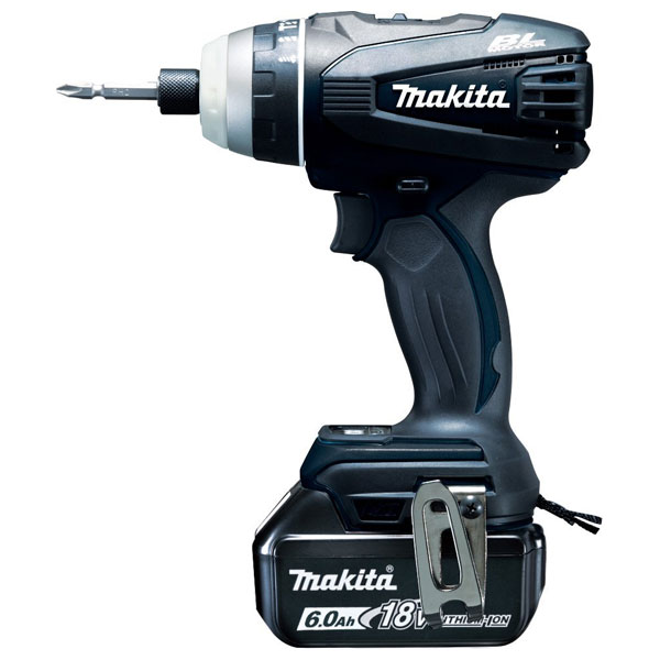 マキタ 充電式4モードインパクトドライバ(18VバッテリBL1860B×2本・充電器DC18RC・ケース付き) ブラック TP141DRGXB返品種別B