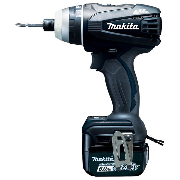 マキタ 充電式4モードインパクトドライバ(14.4VバッテリーBL1460B×2本・充電器DC18RC・ケース付き) ブラック TP131DRGXB返品種別B