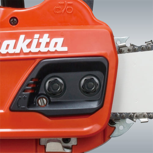 マキタ 充電式チェンソー (36VバッテリーBL1860B×2本・2口急速充電器DC18RD付き) 350mm (赤) MUC355DGFR返品種別B_3