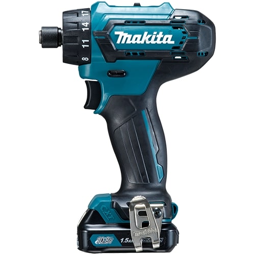 マキタ 10.8V 充電式ドライバドリル 28N・m (バッテリBL1015(1.5Ah)×2本・充電器DC10SA付き) makita DF033DSHX返品種別B