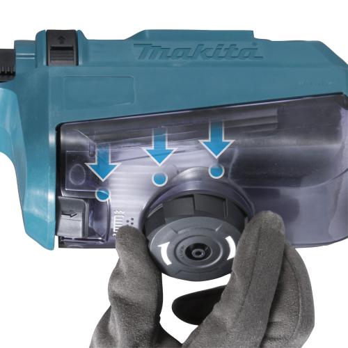 マキタ HR181DGXVB 14.4V 充電式ハンマドリル 18mm (黒) SDSプラス (バッテリBL1460B(6.0Ah)×2本・充電器DC18RF・集じんシステムDX05付き)makita[HR181DGXVBマキタ] 返品種別B_5