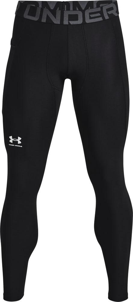 アンダーアーマー ヒートギアアーマー レギンス（ブラック/ホワイト・サイズ：SM） UNDER ARMOUR　UA 1361586-001-SM返品種別A
