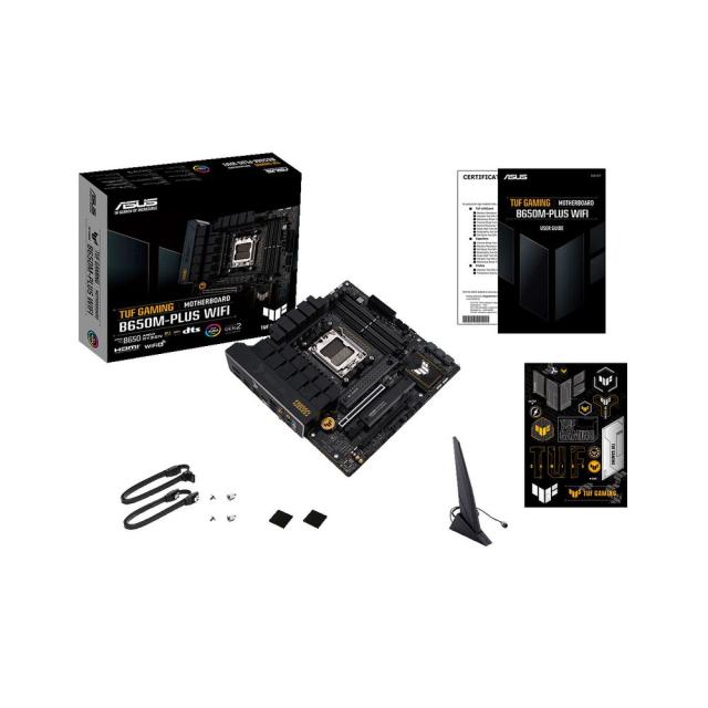 ASUS｜エイスース ASUS Socket AM5 AMD B650 MicroATX WiFi+Bluetoothモジュール付属 マザーボード TUF GAMING B650M-PLUS WIFI返品種別B_4