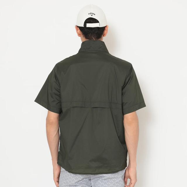 キャロウェイ メンズ ストレッチミニリップハーフジップブルゾン