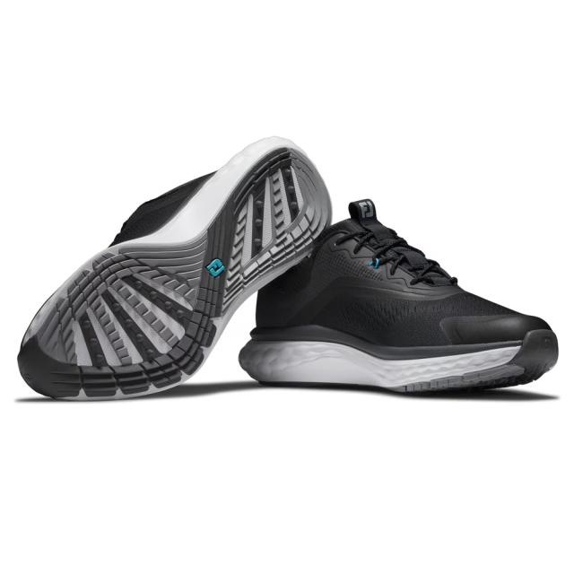 フットジョイ 56990W075 メンズ スパイクレスゴルフシューズ MEN’S FJ クオンタム LACED（ブラック/ホワイト・サイズ：25.5cm）footjoy[56990W075] 返品種別A_2