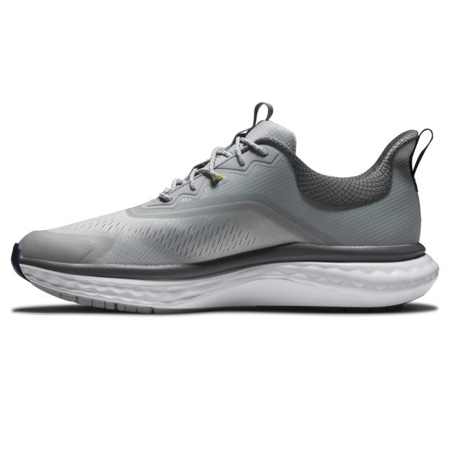 フットジョイ メンズ スパイクレスゴルフシューズ MEN’S FJ クオンタム LACED（グレー/ホワイト・サイズ：27.0cm） 56991W090返品種別A_3