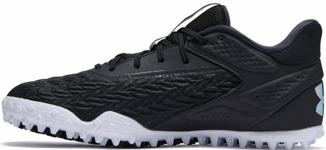 アンダーアーマー 野球 トレーニングシューズ UAヤード ターフ3.0（Black/Black/White・サイズ：25.0cm） DOM-3027448-001-25.0返品種別A