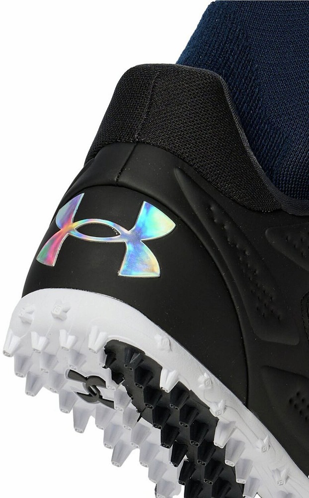 アンダーアーマー 野球 トレーニングシューズ UAヤード ターフ3.0（Black/Black/White・サイズ：25.0cm） DOM-3027448-001-25.0返品種別A