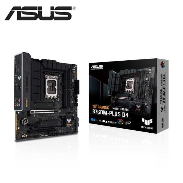 ASUS｜エイスース ASUS TUF GAMING B760M-PLUS D4 / microATX対応マザーボード TUF GAMING B760M-PLUS D4返品種別B