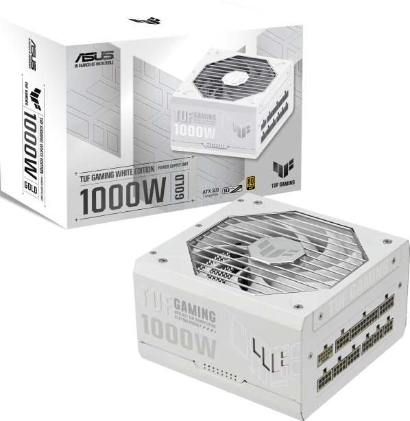 ASUS（エイスース） TUFGAMING1000GWHITE ATX PC電源 1000W TUF-GAMING-1000G-WHITE[TUFGAMING1000GWHITE] 返品種別B