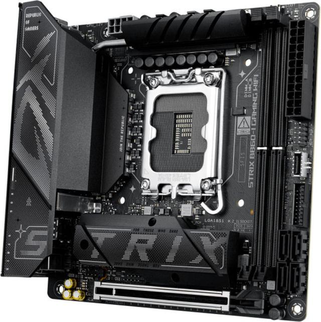 ASUS｜エイスース ROG STRIX B860-I GAMING WIFI Intel B860 Chipset 搭載　Mini-ITX マザーボード「ROG STRIX B860-I GAMING WIFI」[ROGSTRIXB860IGAMINGW] 返品種別B