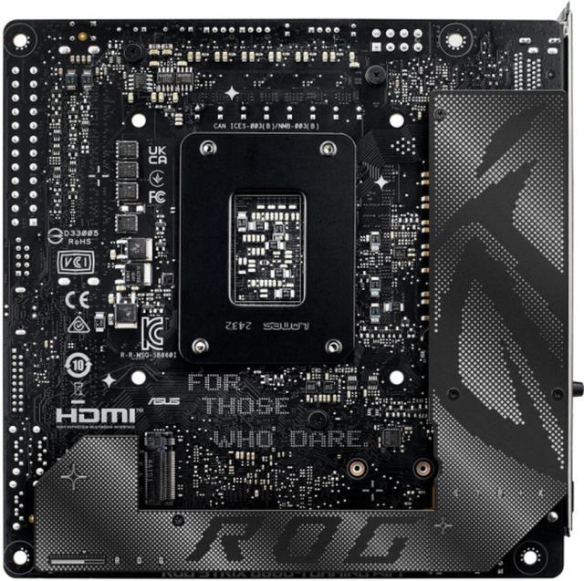 ASUS｜エイスース ROG STRIX B860-I GAMING WIFI Intel B860 Chipset 搭載　Mini-ITX マザーボード「ROG STRIX B860-I GAMING WIFI」[ROGSTRIXB860IGAMINGW] 返品種別B