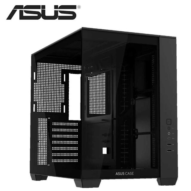ASUS｜エイスース A32BLACK A32 シリーズ ATXマザーボード対応 270°パノラマビュー ピラーレス ガラスパネル PCケース（ブラック）[A32BLACK] 返品種別B