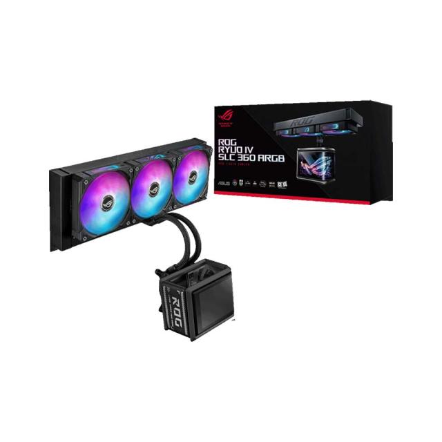 ASUS｜エイスース ROG RYUO IV SLC 360 ARGB ASUS ROG RYUO IV SLC 360 ARGB オールインワン簡易水冷CPUクーラー (フルカラー2K AMOLED、ARGBトリプルファン)[ROGRYUOIVSLC360] 返品種別B_1