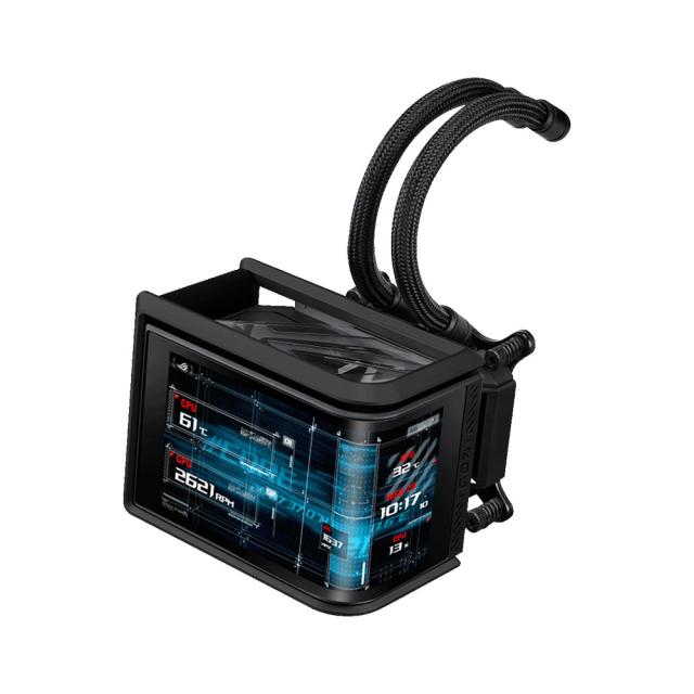 ASUS｜エイスース ROG RYUO IV SLC 360 ARGB ASUS ROG RYUO IV SLC 360 ARGB オールインワン簡易水冷CPUクーラー (フルカラー2K AMOLED、ARGBトリプルファン)[ROGRYUOIVSLC360] 返品種別B_2