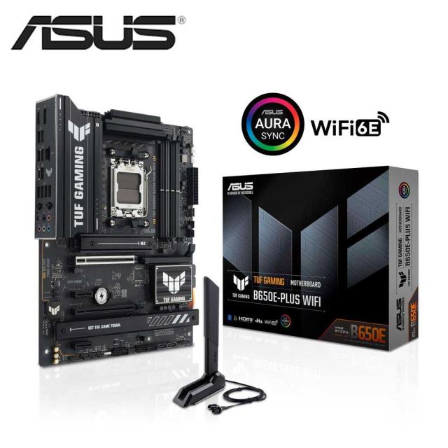 ASUS｜エイスース TUF GAMING B650E-PLUS WIFI ASUS TUF GAMING Socket AM5 AMD B650E ATX WiFi+Bluetoothモジュール付属 マザーボード[TUFゲムB650EPLUSWF] 返品種別B