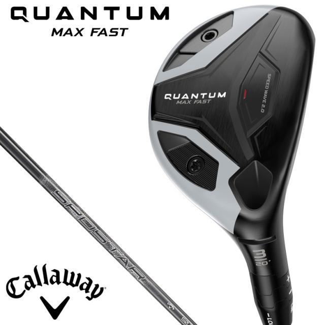 キャロウェイ CW-QTMMF-4H-50S QUANTUM MAX FAST ユーティリティ 4H ロフト角22°（SPDSTAR 50 for Callaway シャフト・フレックス：S）Callway ゴルフクラブ クアンタム[CWQTMMF4H50S] 返品種別A