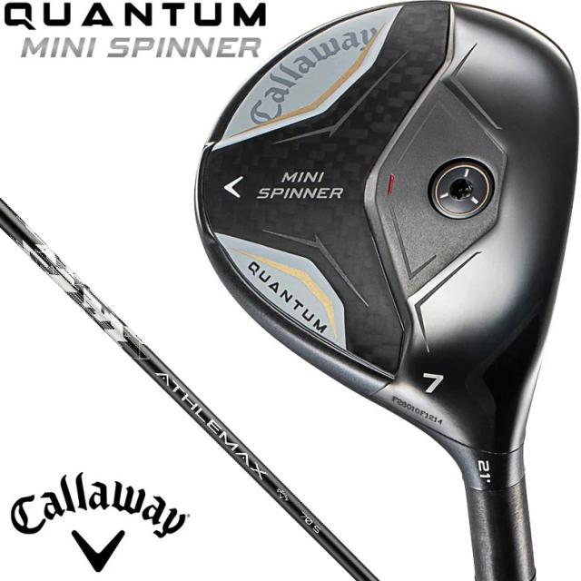 キャロウェイ CW-SPINR-FW7-70S QUANTUM MINI SPINNER フェアウェイウッド W#7 ロフト角21°(ATHLEMAX 70 シャフト・フレックス：S)Callaway ゴルフクラブ クアンタム[CWSPINRFW770S] 返品種別A 43,615円