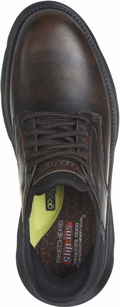 スケッチャーズ SKC-205046-DKB-26.5 メンズ シューズ スリップインズ ガルザ ガービン GARZA-GERVIN（ダークブラウン・サイズ：26.5cm）SKECHERS[SKC205046DKB265] 返品種別A